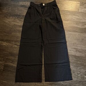 Abercrombie Black Wide Leg Dress Pants, XS